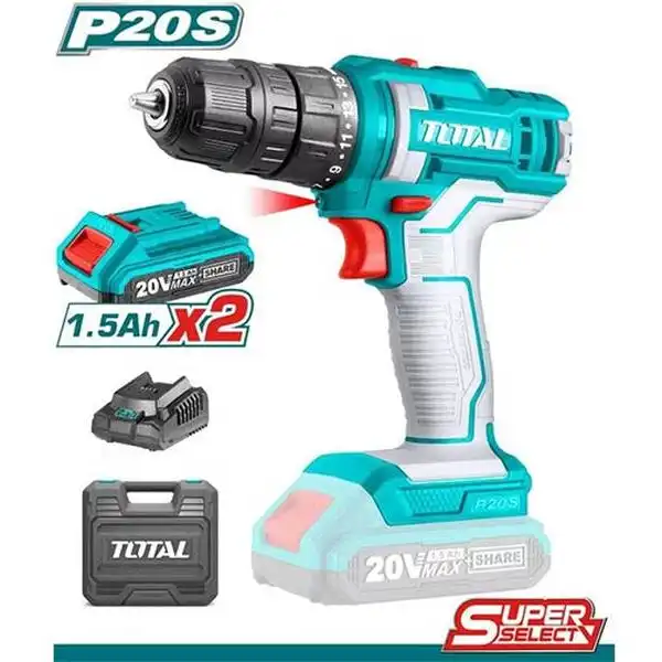 20V Máy khoan vặn vít dùng pin Total TDLI20028