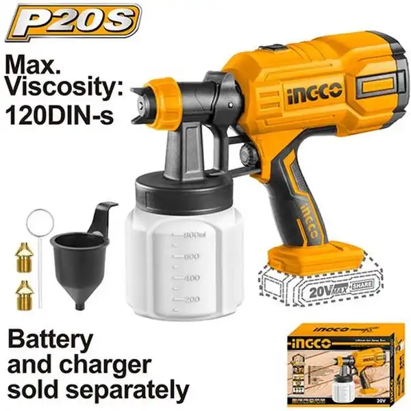 20V Máy phun sơn dùng pin (chỉ thân máy) Ingco CSGLI2003