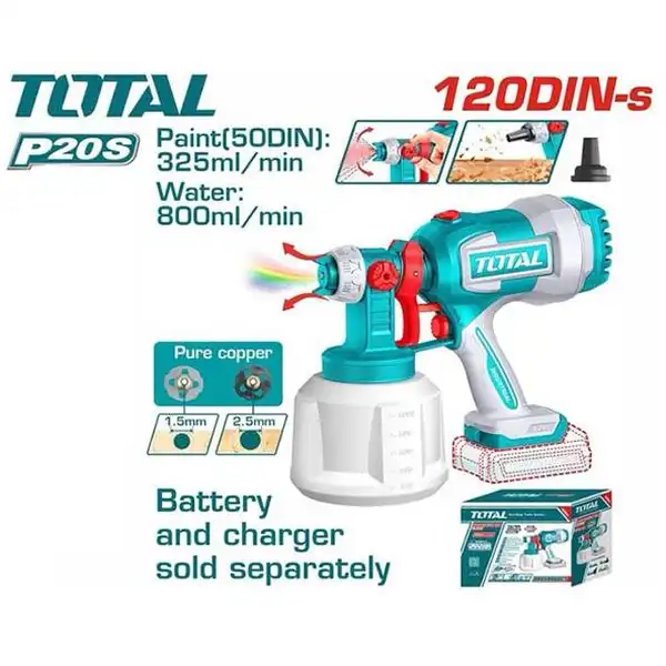 20V Máy phun sơn dùng pin (chỉ thân máy) Total TSGLI2004