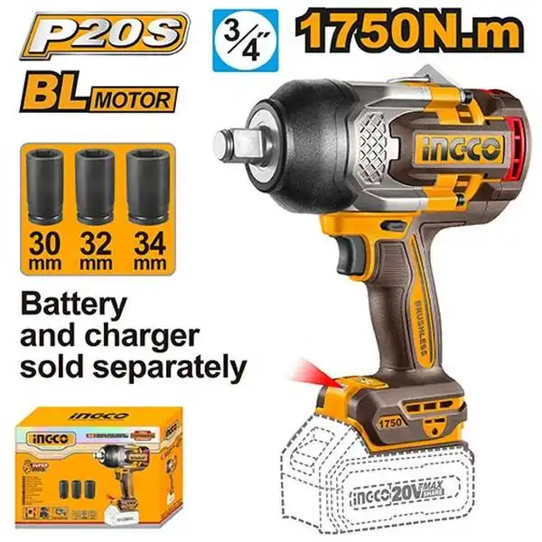 20V Máy siết bu lông dùng pin (chỉ thân máy) Ingco CIWLI201351