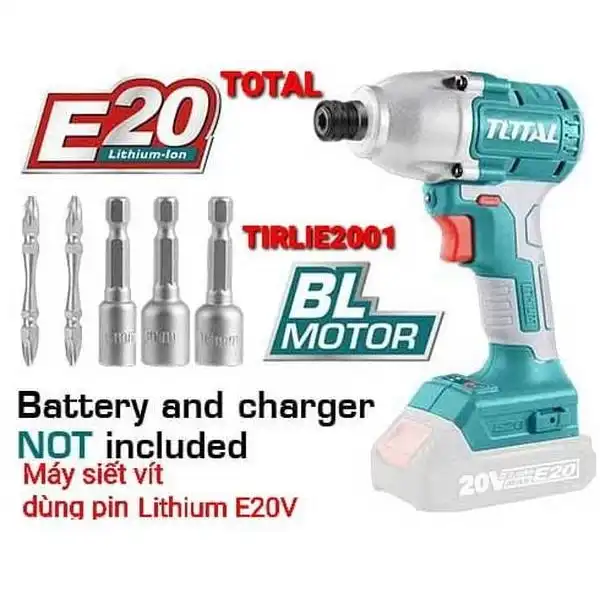 20V Máy siết vít dùng pin E20 Total TIRLIE2001