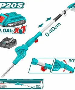 20V Máy tỉa cành trên cao dùng pin Total TPHT2016012