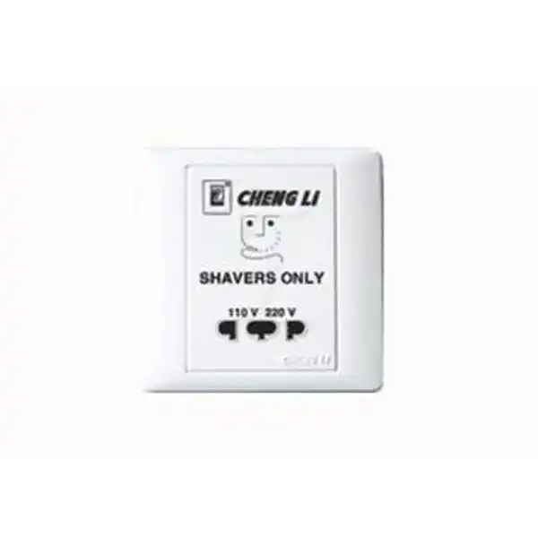 20VA-230V Ổ cắm dao cạo râu có bộ ngắt quá tải