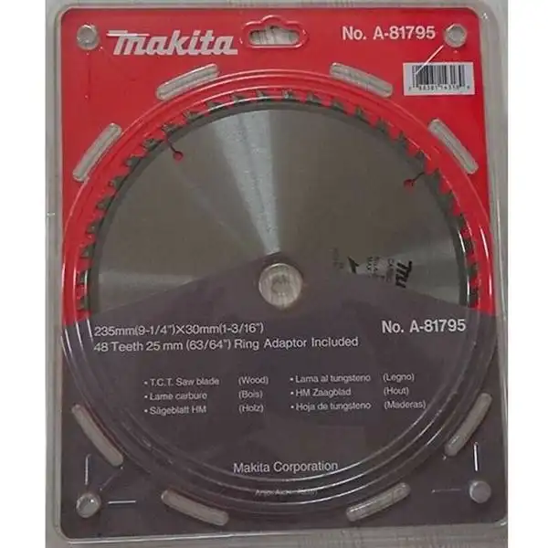 235X30X48T Lưỡi cưa hợp kim Makita A-81795