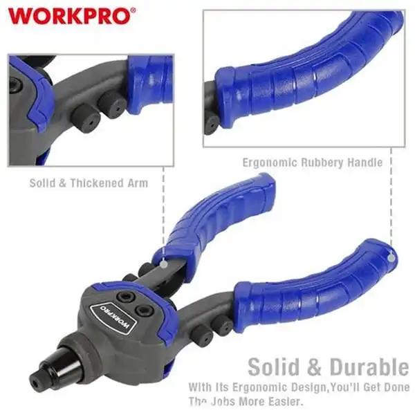 2.4-6.4mm Kìm rút đinh rive Workpro WP225003