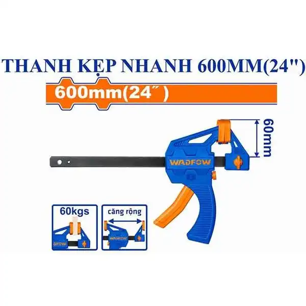 24 inch Cảo kẹp nhanh chữ F Wadfow WCP4324