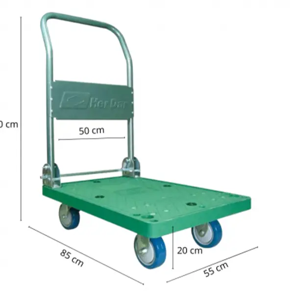 250Kg Xe đẩy hàng 4 bánh Herdar V250