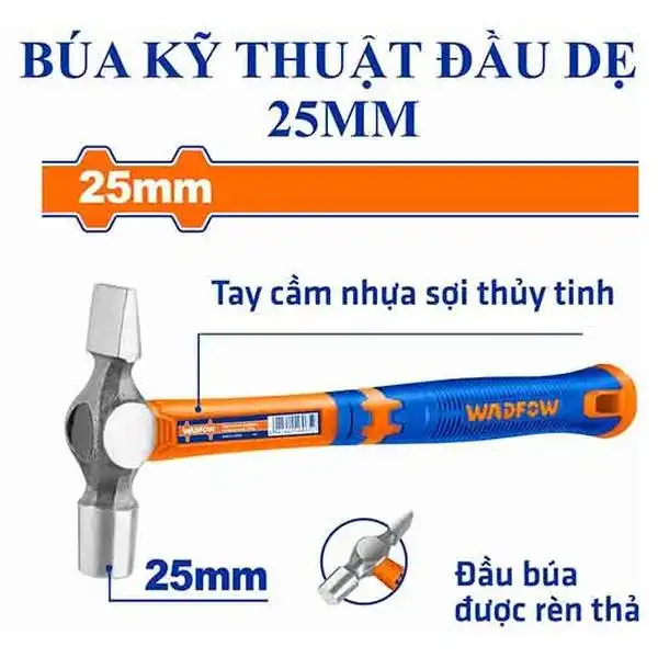 25mm Búa bi đầu dẹp Wadfow WHM5325