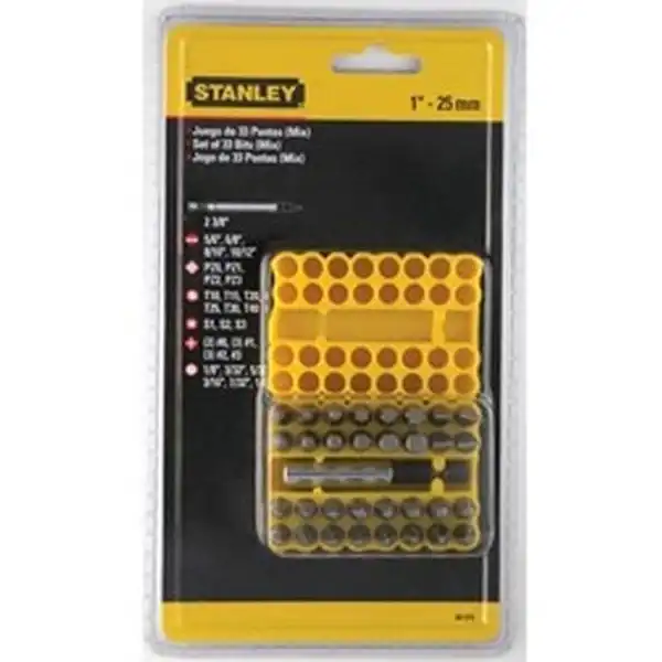 33 chi tiết Bộ đầu vít Stanley 68-072