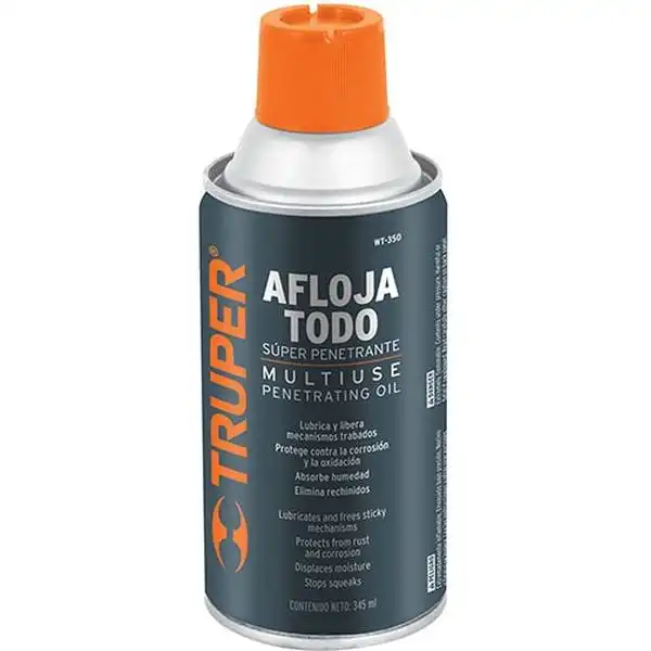 345ml Chai chống rỉ sét và bôi trơn Truper 13470 (WT-350)