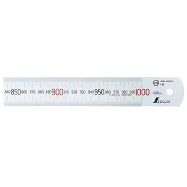 35x1000mm dày 1.5mm Thước lá Shinwa 13048
