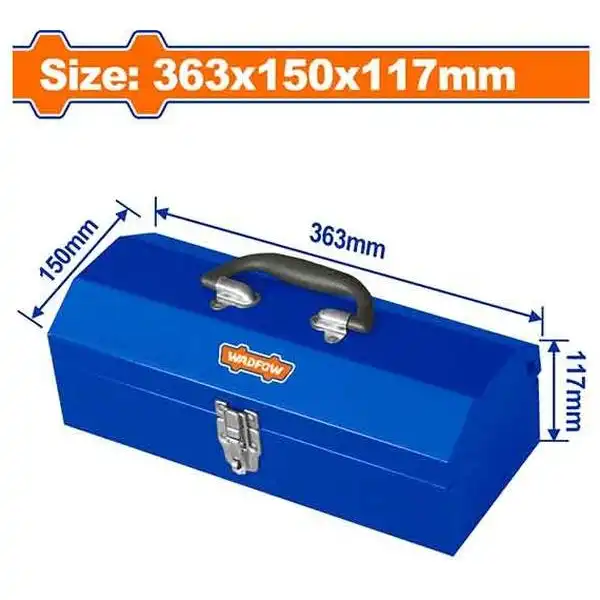 363x150x117mm Thùng đựng đồ nghề bằng sắt Wadfow WTB8A11