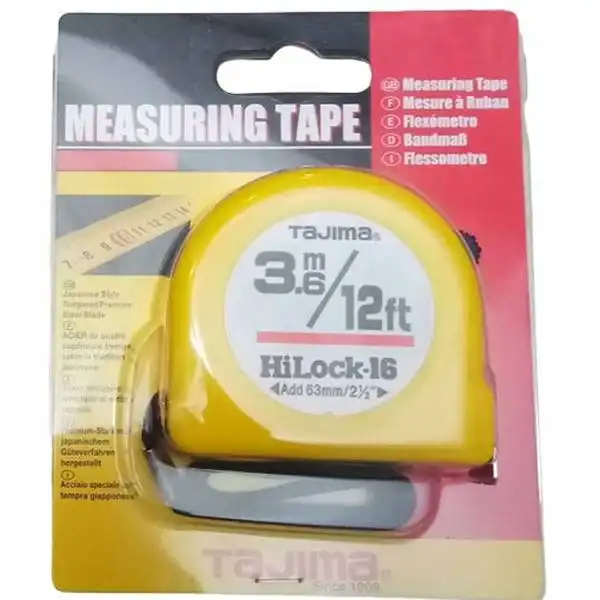 3.6m x 16mm Thước cuộn thép Tajima H6P36DY