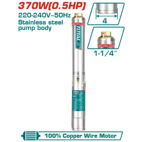 370W Máy bơm giếng sâu 48m Total TWP53701