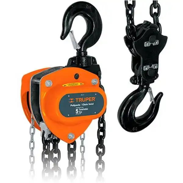 3m Pa lăng xích kéo tay 5 tấn Truper 16828 (POL-5)