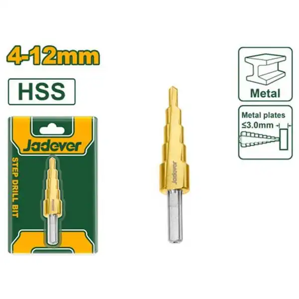 4-12mm Mũi khoan bậc Jadever JDJD1401