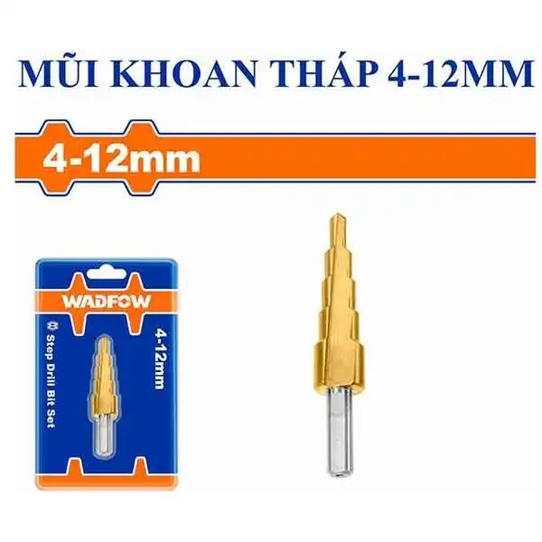 4-12mm Mũi khoan bậc Wadfow WJD1401