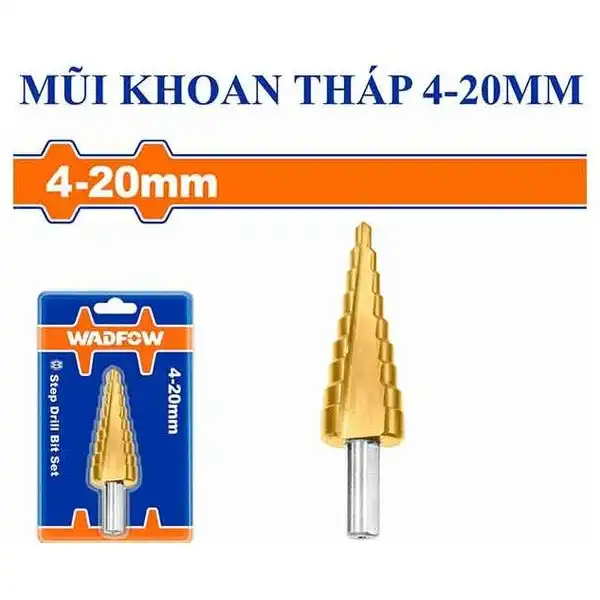 4-20mm Mũi khoan bậc Wadfow WJD1402