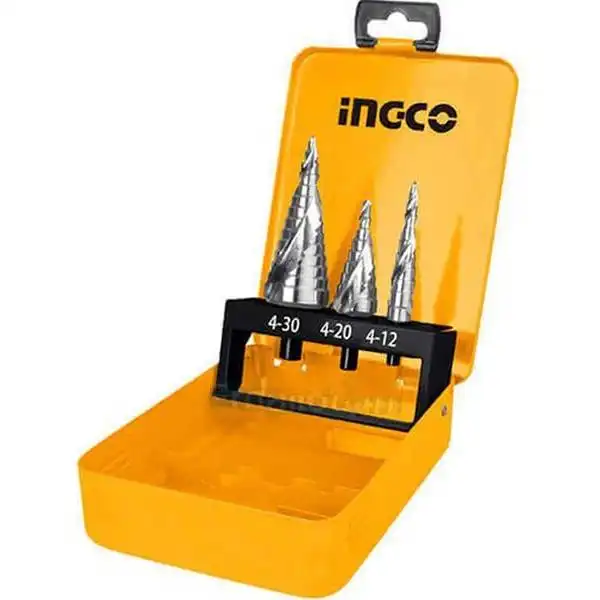4-32mm Bộ 3 mũi khoan chóp nón INGCO AKSDS0302