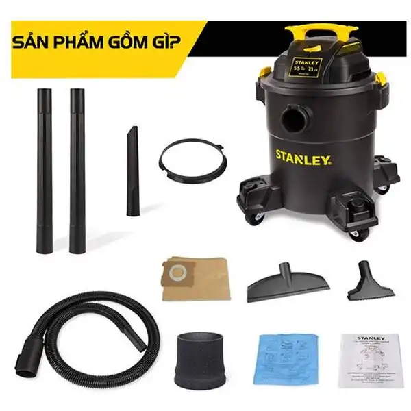 4000W Máy hút bụi 3 chức năng (Khô, Ướt, Thổi) 23 lít Stanley SL19417P-6A