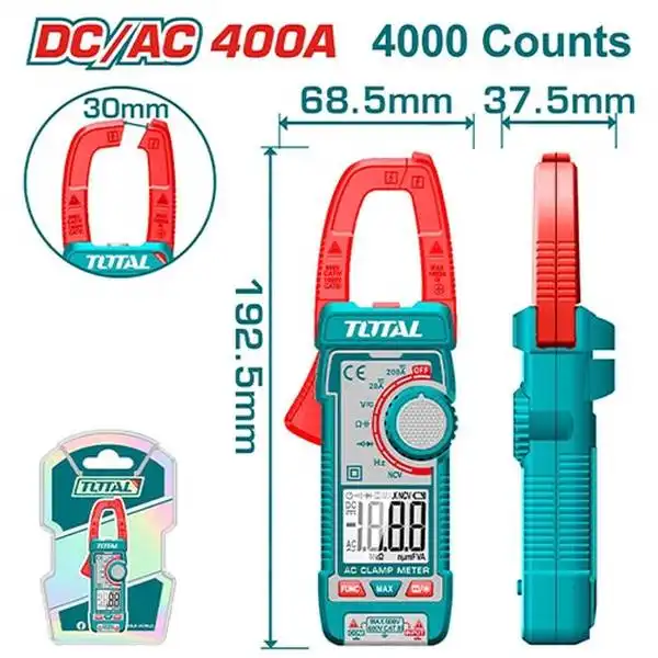400A Ampe kìm đo AC Total TMT762002