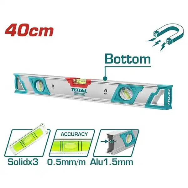 400mm Thước thủy từ tính Total TMT24086M (đổi qua TMT24028M)