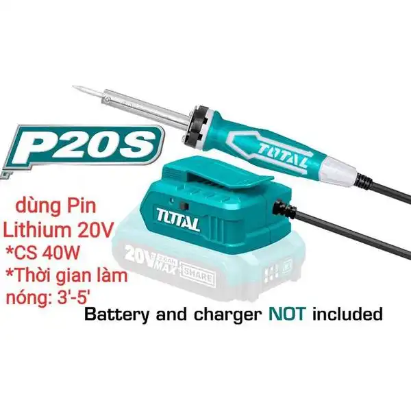 40W Mỏ hàn dùng pin 20V Total TSILI2001