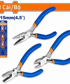 4.5 inch Bộ 3 kìm cắt, điện và mũi nhọn mini Wadfow WPS1613