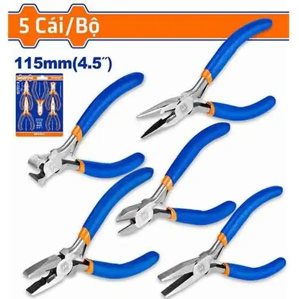 4.5 inch Bộ 5 kìm đa năng mini Wadfow WPS1615