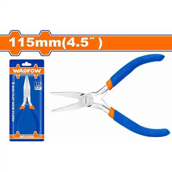 4.5 inch Kìm mũi dẹp mini Wadfow WPL0958