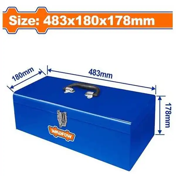 483x180x178mm Thùng đựng đồ nghề bằng sắt Wadfow WTB8A12