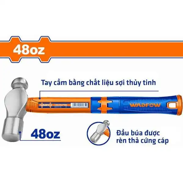 48Oz (1300g) Búa bi cán nhựa cao su Wadfow WHM5348