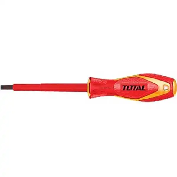 4mm Tuốc nơ vít (tô vít) dẹp cách điện 1000V Total THTIS4100