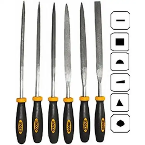 4x140mm Bộ giũa mini 6 chi tiết Ingco HKTF63