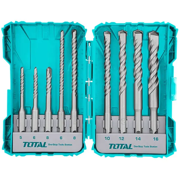 5-16mm Bộ mũi khoan bê tông gài 9 chi tiết Total TACSDL30901