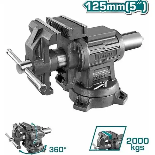 5 inch Êtô kẹp đa năng đế xoay Total THTMF6156