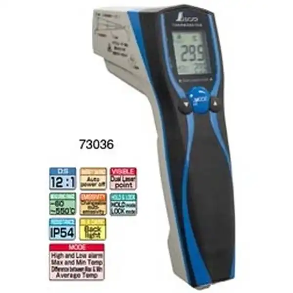 550 độ C Máy đo nhiệt độ hồng ngoại Shinwa 73036