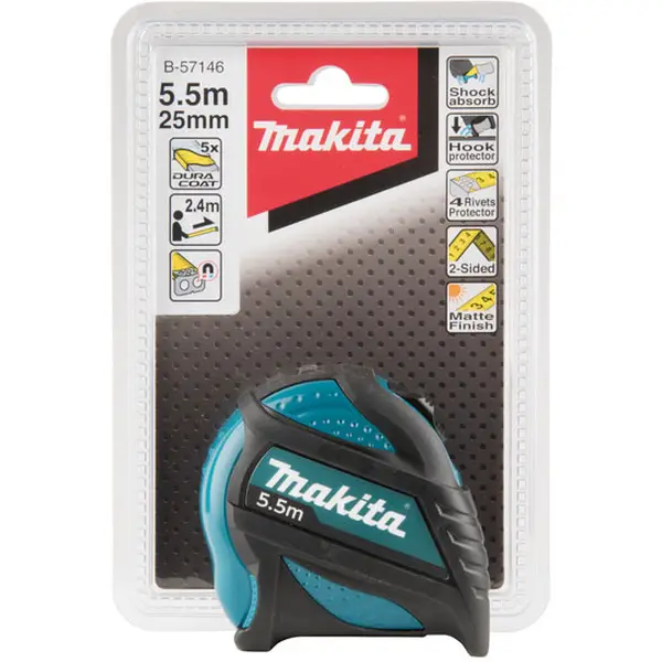 5.5mx25mm Thước cuộn thép Makita B-57146