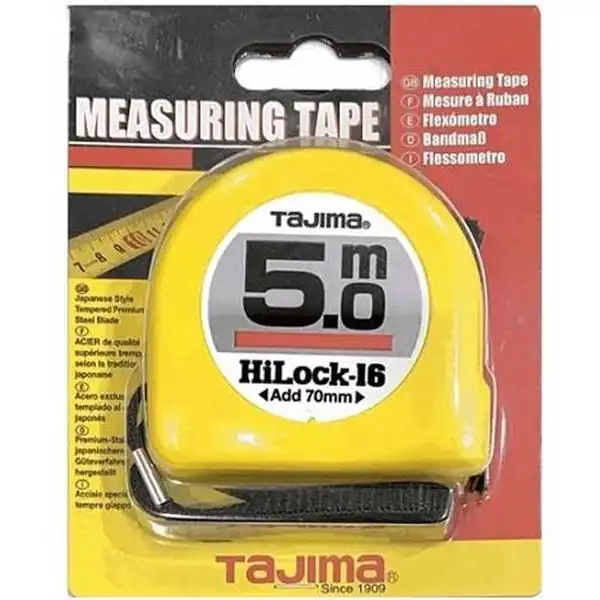 5mx16mm Thước cuộn thép Tajima H6P50MW