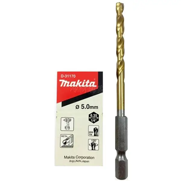 5x106mm Mũi khoan sắt chuôi lục giác Makita D-31170