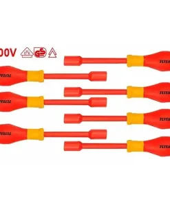 6-12mm Bộ tuốc nơ vít mở tuýp cách điện Total THKISD0701