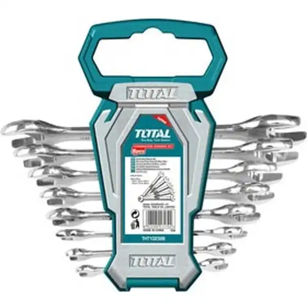6-22mm Bộ cờ lê 2 đầu miệng 8 chi tiết Total THT102386