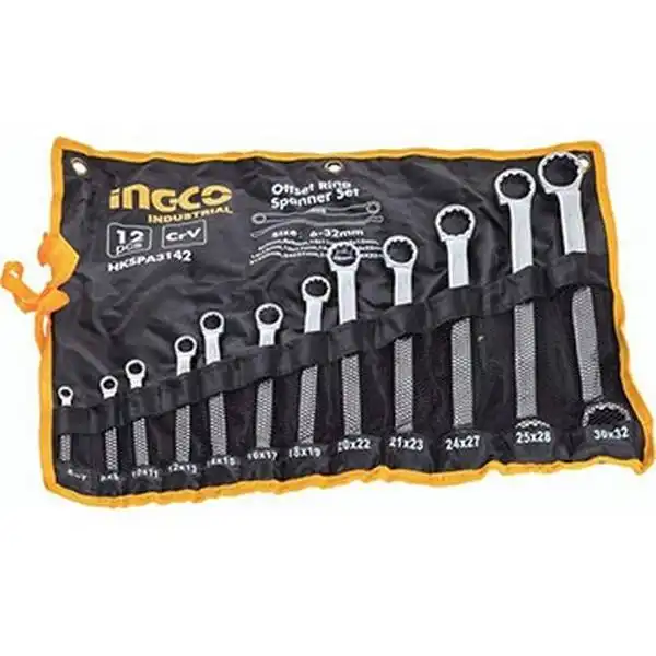 6-32mm Bộ cờ lê hai đầu vòng 12 chi tiết INGCO HKSPA3142
