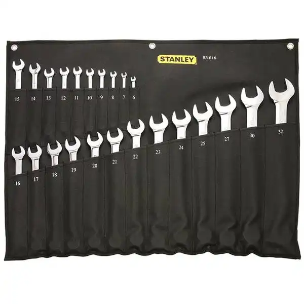 6-32mm Bộ cờ lê vòng miệng 23 chi tiết Stanley 93-616