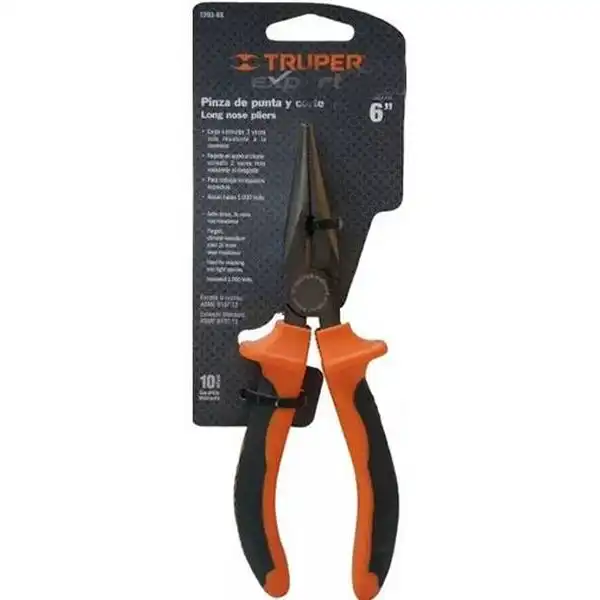 6 inch (150mm) Kìm mũi nhọn cao cấp cách điện 1000V Truper 17334 (T203-6X)