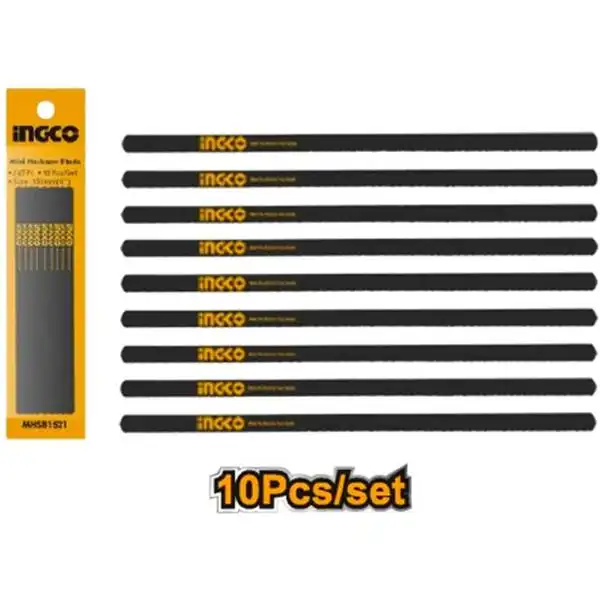 6 inch Bộ 10 lưỡi cưa sắt mini Ingco MHSB1521