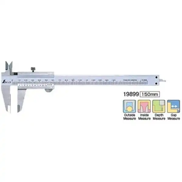 6 inch Thước cặp cơ Shinwa 19899