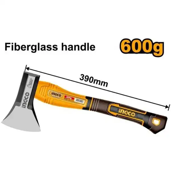 600g Rìu cán nhựa dài 390mm Ingco HAX081600