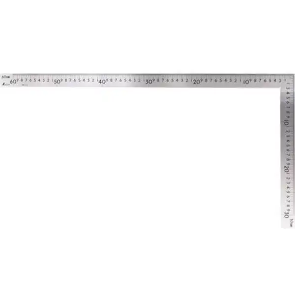 600x300mm Thước E ke đo góc vuông Shinwa 63410