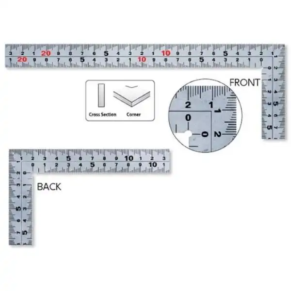 600x300mm Thước Êke vuông Niigata MT-60KD